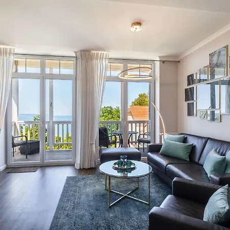 Traumhafter Meerblick Vom Balkon, Gratis Nutzung Vom Ahoi Erlebnisbad Und Sauna In Sellin - Bergfrieden Apartmán