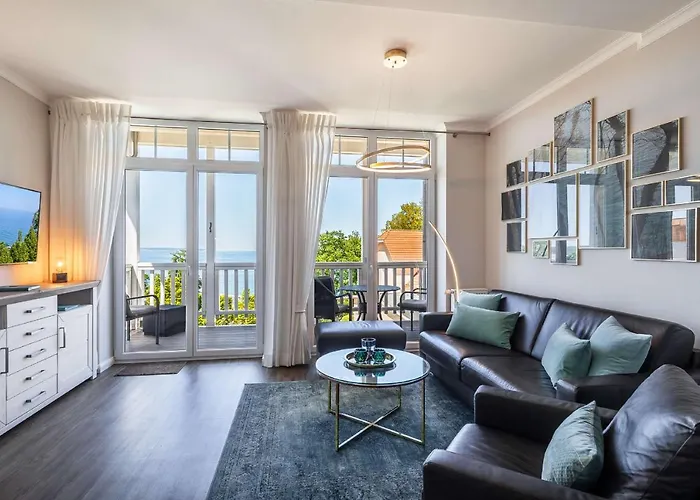 Traumhafter Meerblick Vom Balkon, Gratis Nutzung Vom Ahoi Erlebnisbad Und Sauna In Sellin - Bergfrieden Apartman