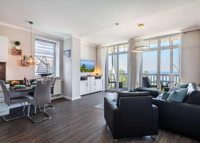 Traumhafter Meerblick Vom Balkon, Gratis Nutzung Vom Ahoi Erlebnisbad Und Sauna In Sellin - Bergfrieden Göhren